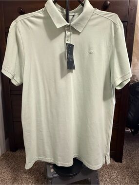 VRST Short Sleeve Polo Shirt in Light Mint